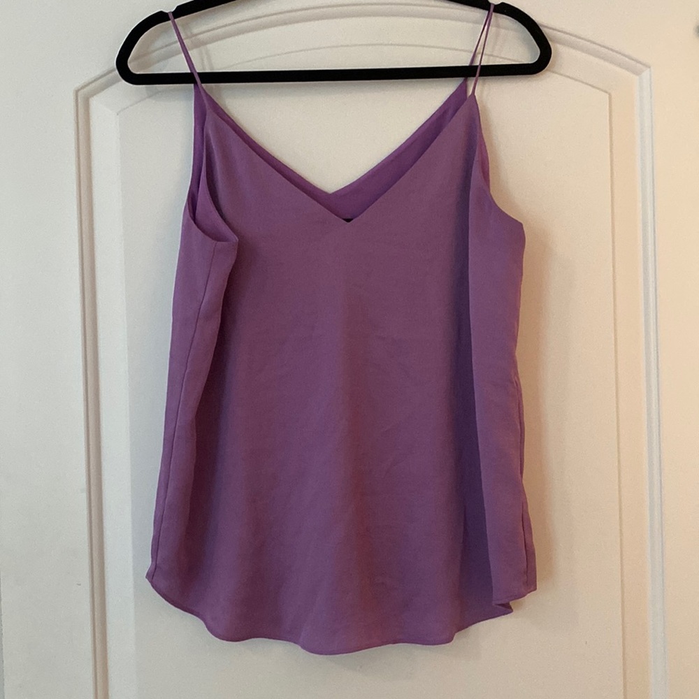 Express Purple V-Neck Cami